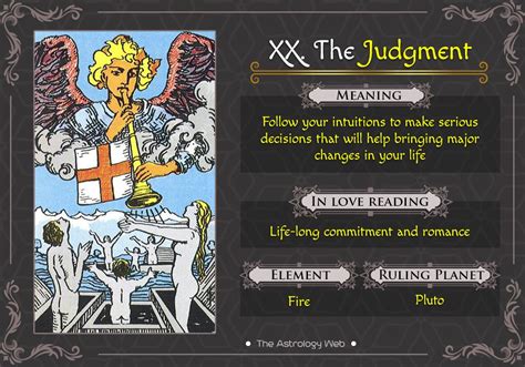 Still, trying to enter into the vast world of tarot readings, of which there are centuries of literature about, is daunting. . Lovers and judgement tarot